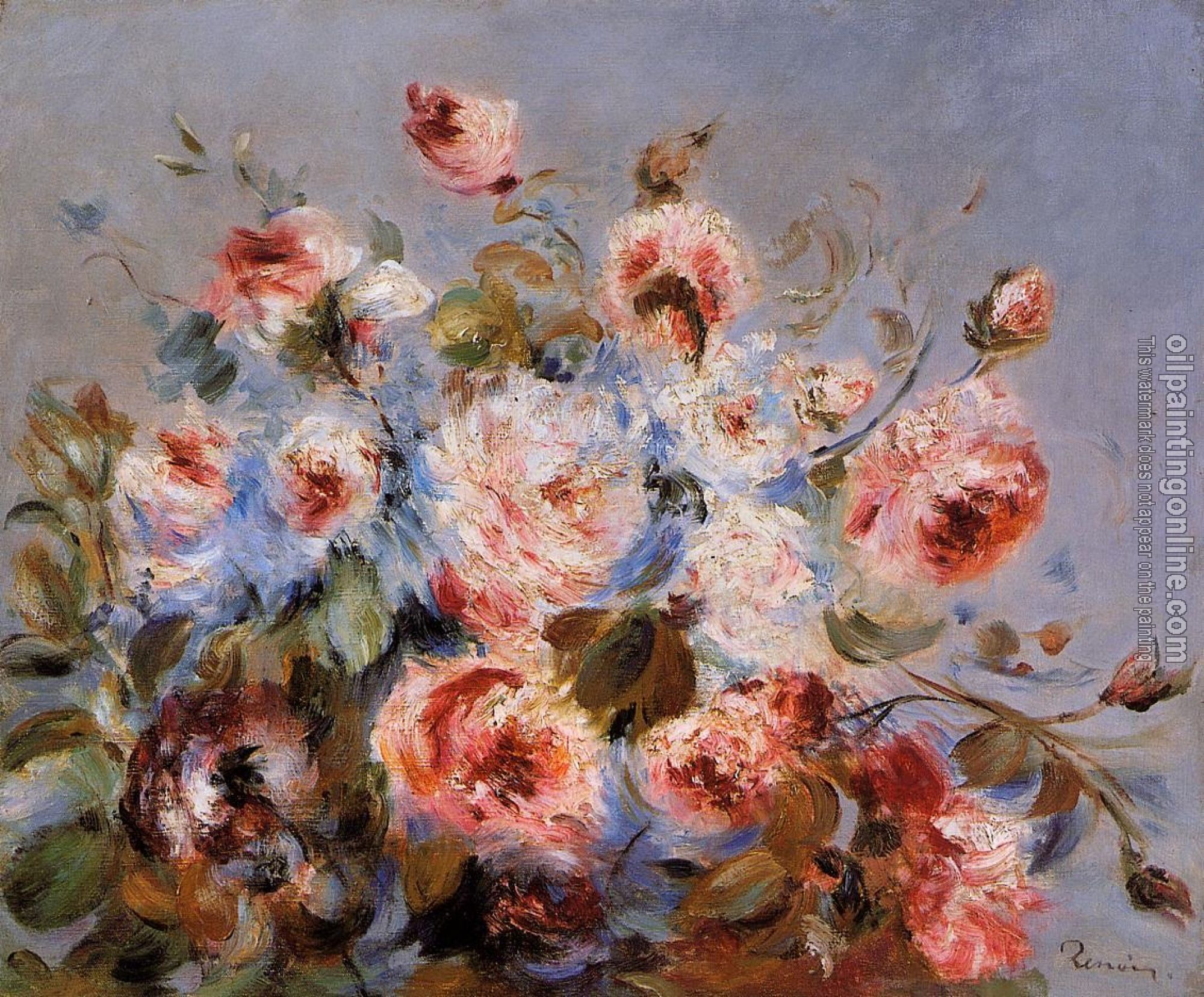 Renoir, Pierre Auguste - Roses from Wargemont